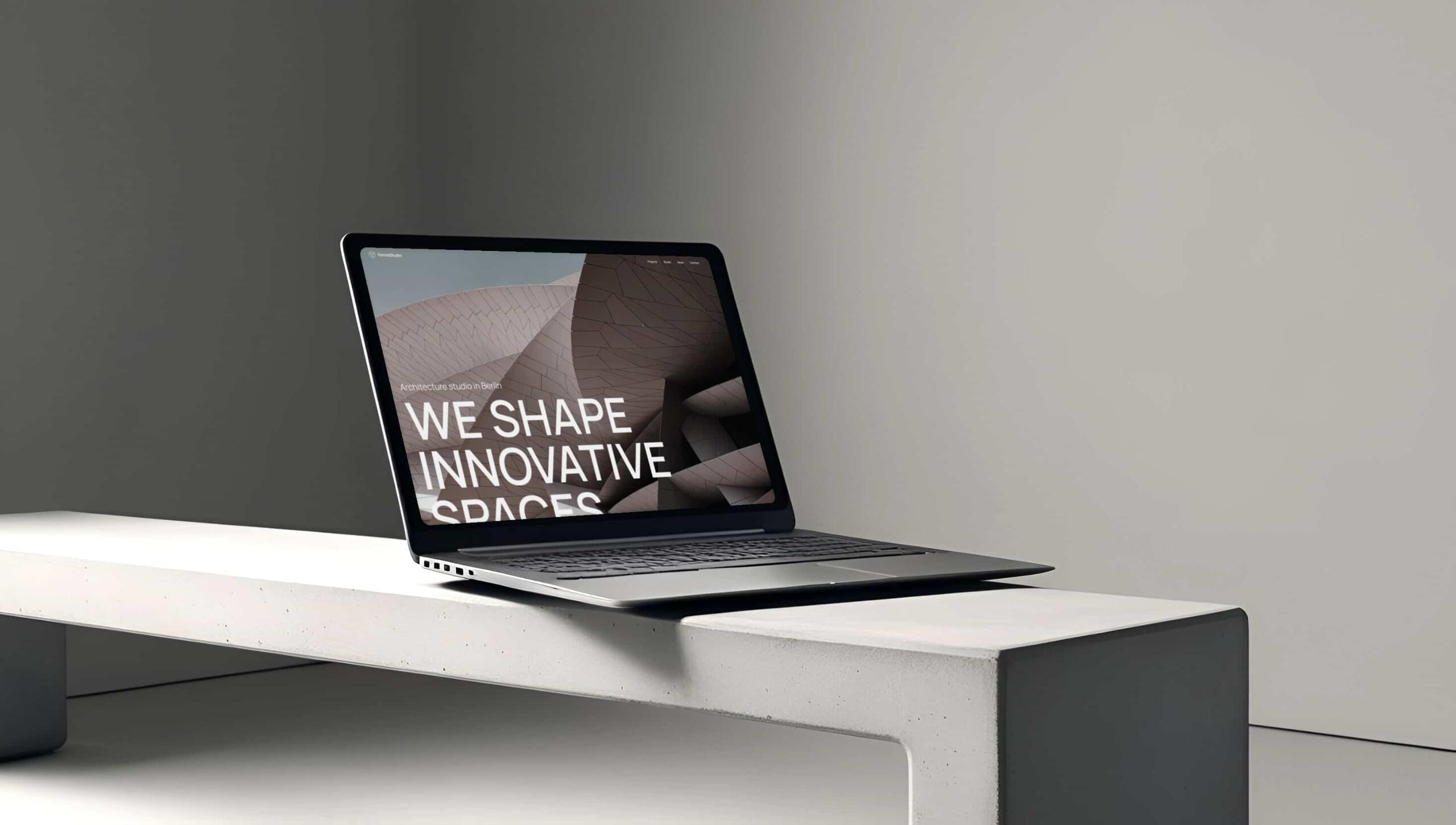 FormaStudio - Architecture & Design Website Template built with Webflow | Mockup Preview